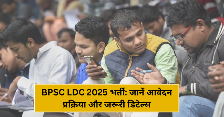 BPSC LDC 2025 भर्ती: जानें आवेदन प्रक्रिया और जरूरी डिटेल्स