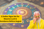 3 Zodiac Signs Set for Massive Luck & Abundance Before August Full Moon 2025!