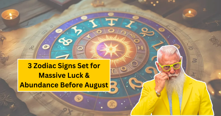 3 Zodiac Signs Set for Massive Luck & Abundance Before August Full Moon 2025!